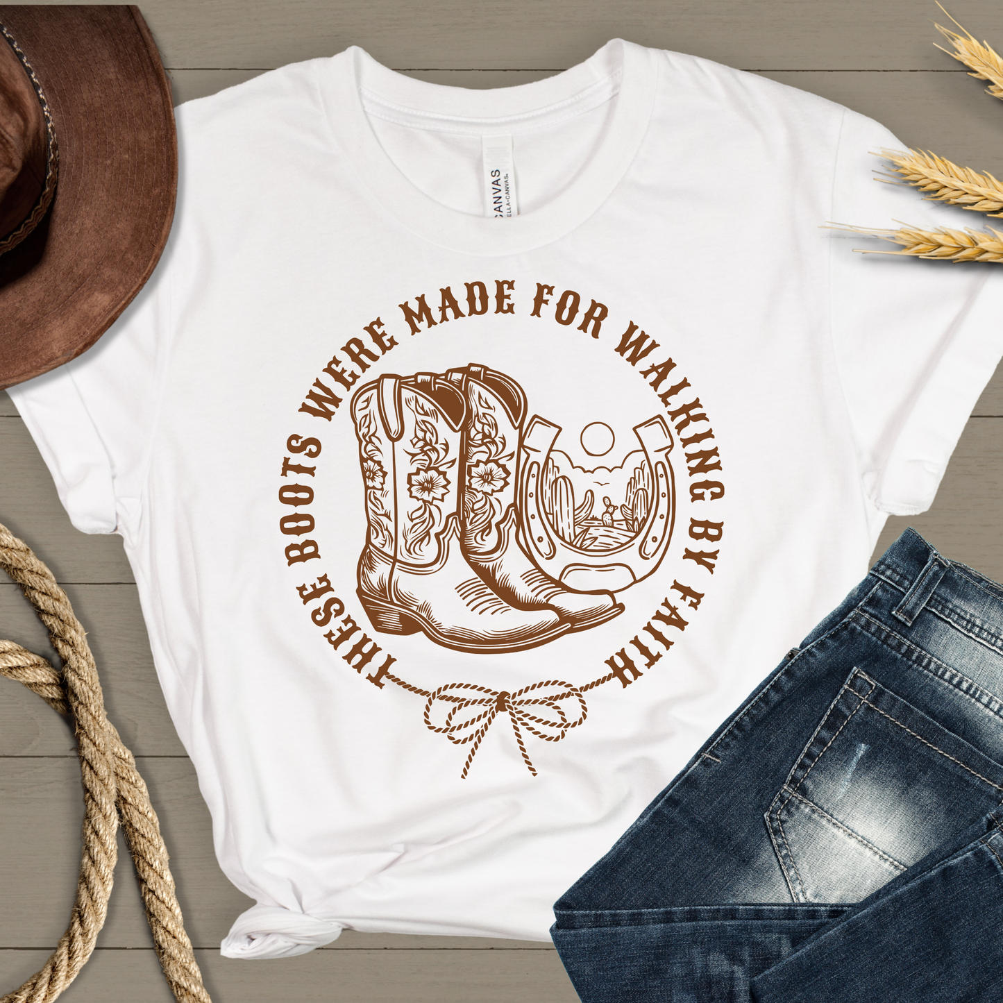 These boots were made for walking by faith