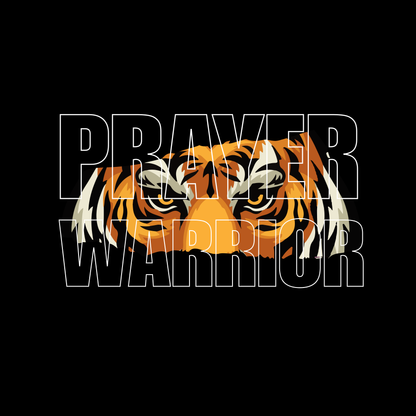 Prayer Warrior Tiger Eyes Graphic Tee & Sweatshirt