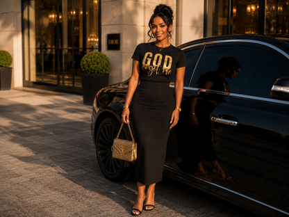 God Got Me (Gold Foil Tee)