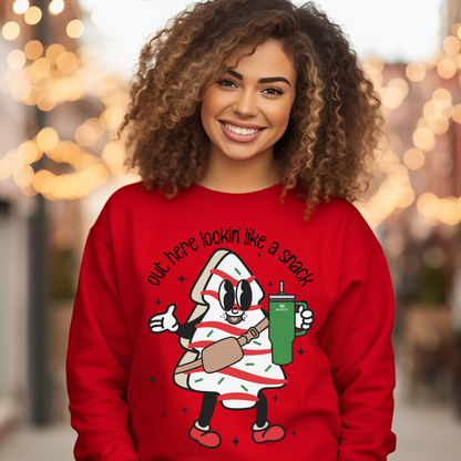 Out here looking like a snack Christmas cake edition