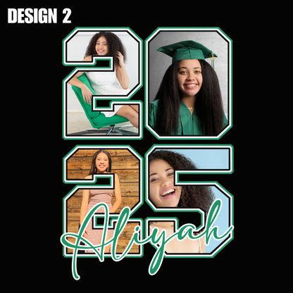 Custom Graduation Apparrel - Custon Information in notes at checkout