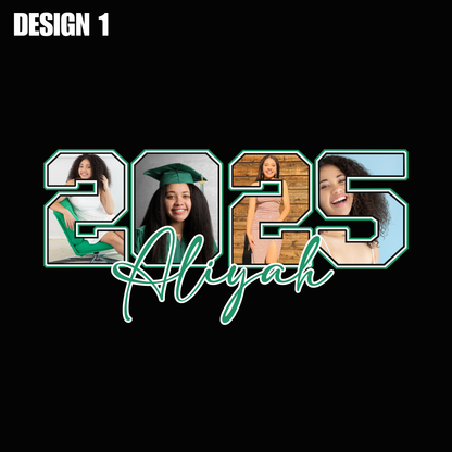 Custom Graduation Apparrel - Custon Information in notes at checkout