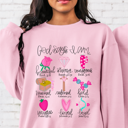 God says I am - Valentine's Day edition