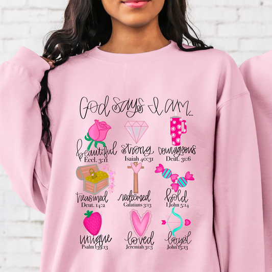God says I am - Valentine's Day edition