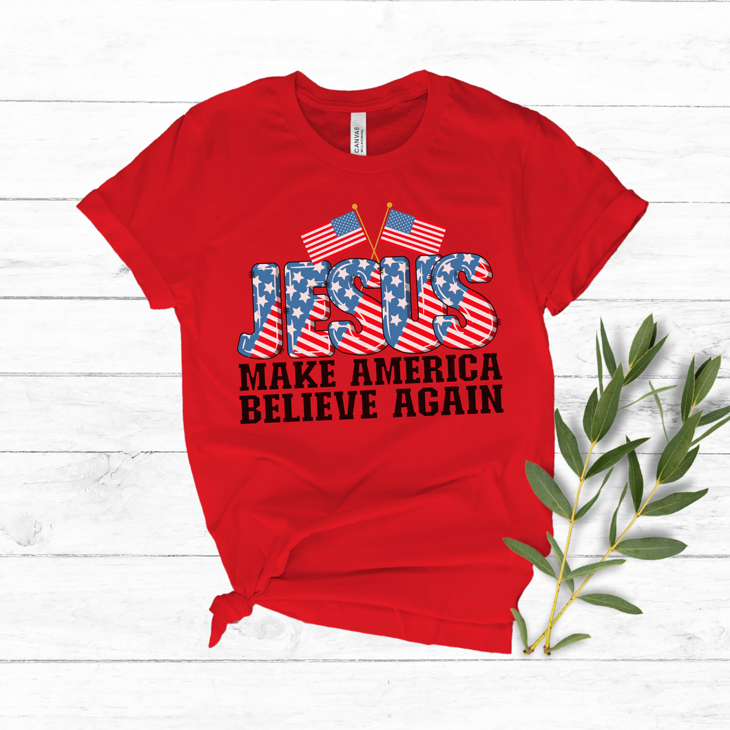 Jesus make America believe again - Design 2