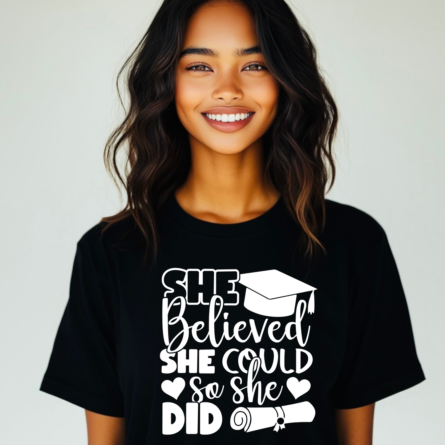 She believed she could so she did