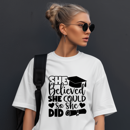 She believed she could so she did