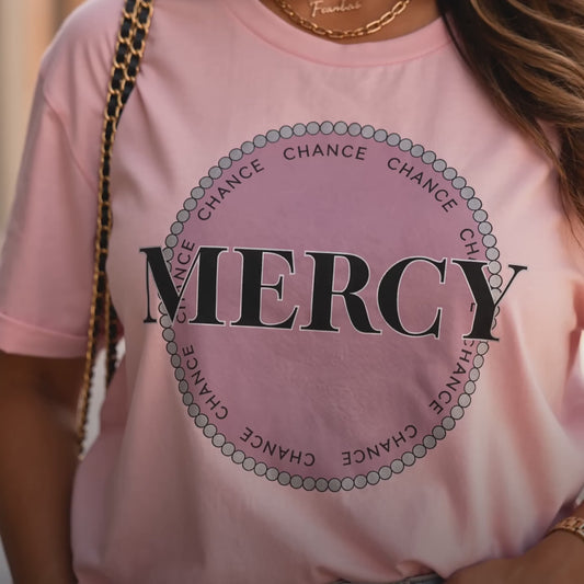 MERCY Christian T-Shirt | Lamentations 3:23 Faith-Based Women’s Graphic Tee