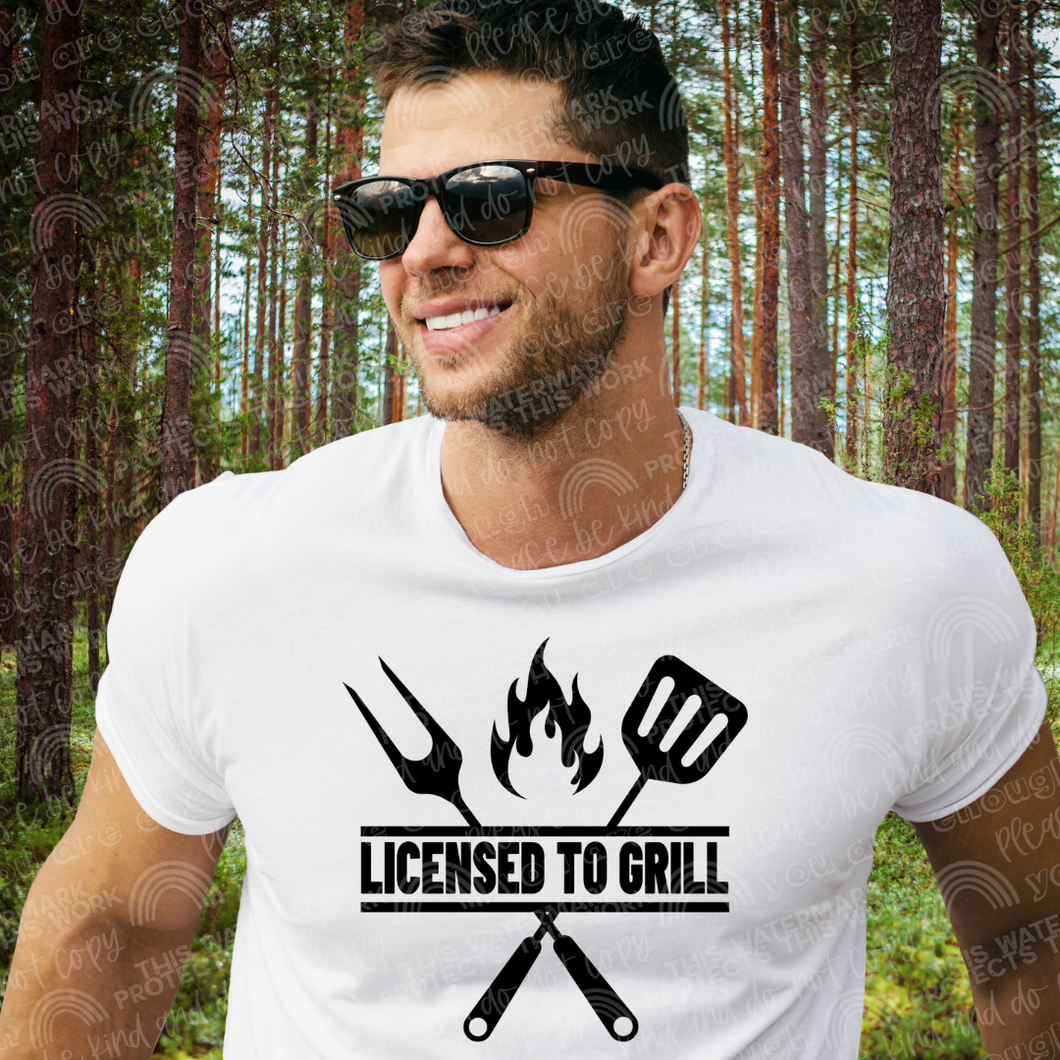License To Grill - Digital Design Only