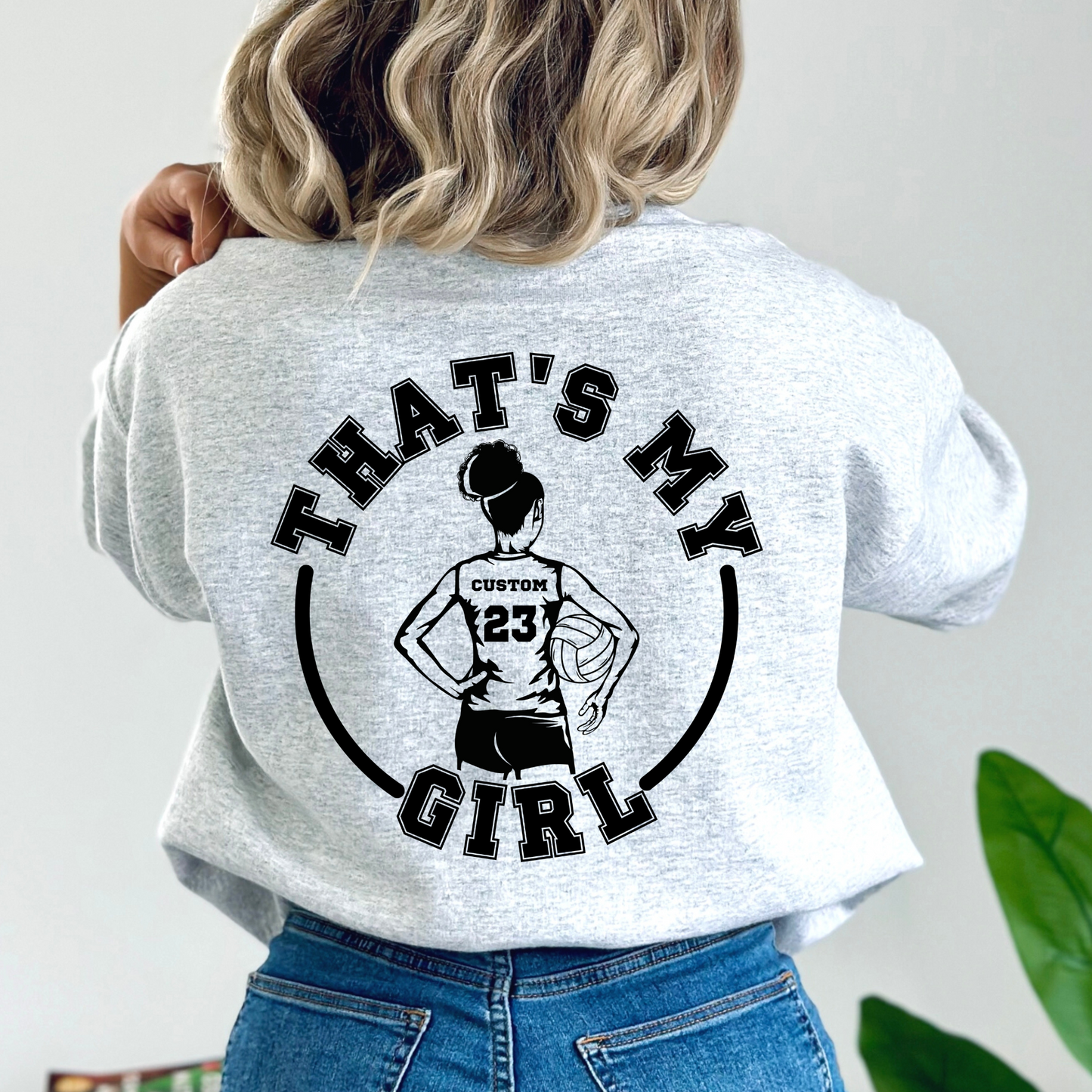Volleyball Silhouette - That's my girl - Customizable