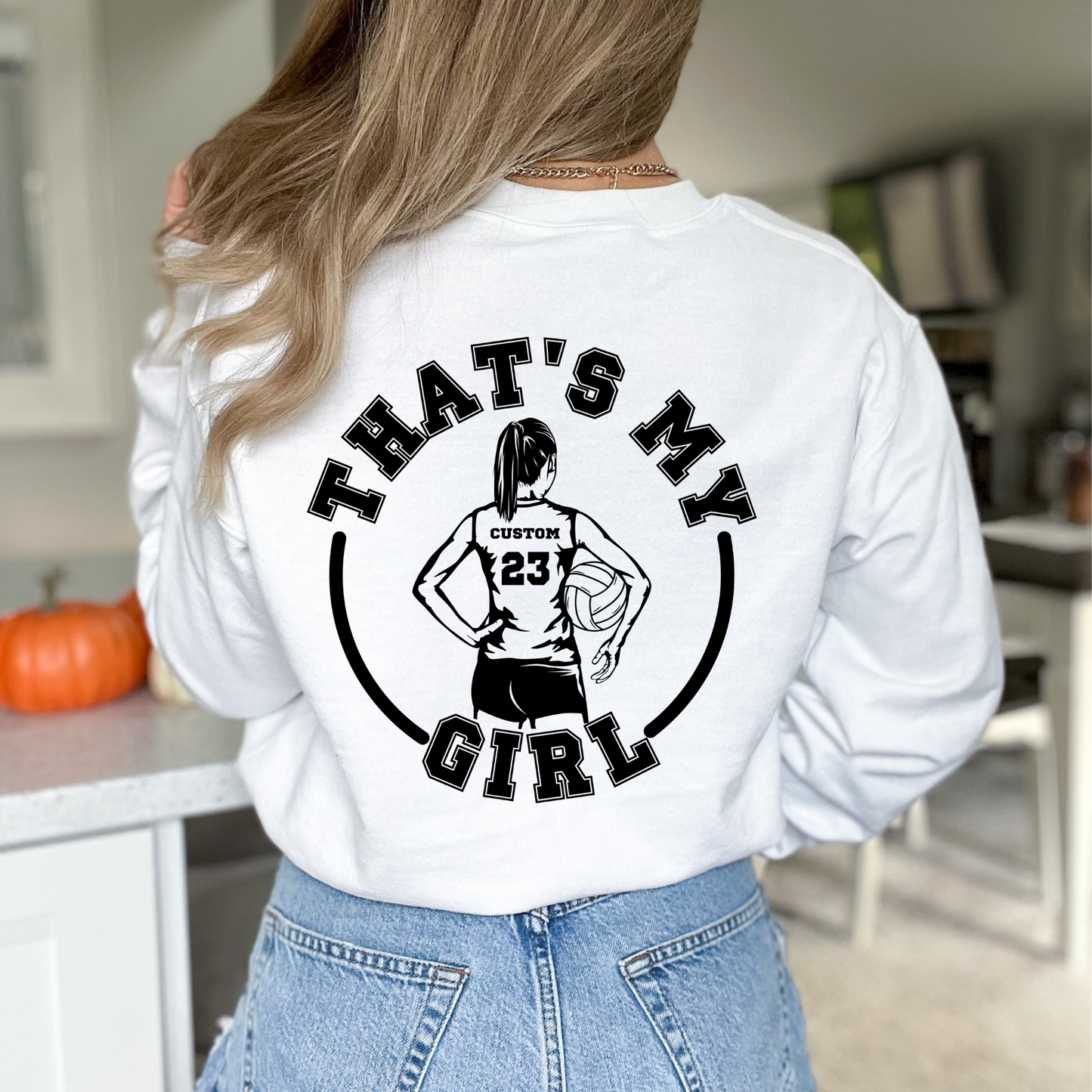 Volleyball Silhouette - That's my girl - Customizable
