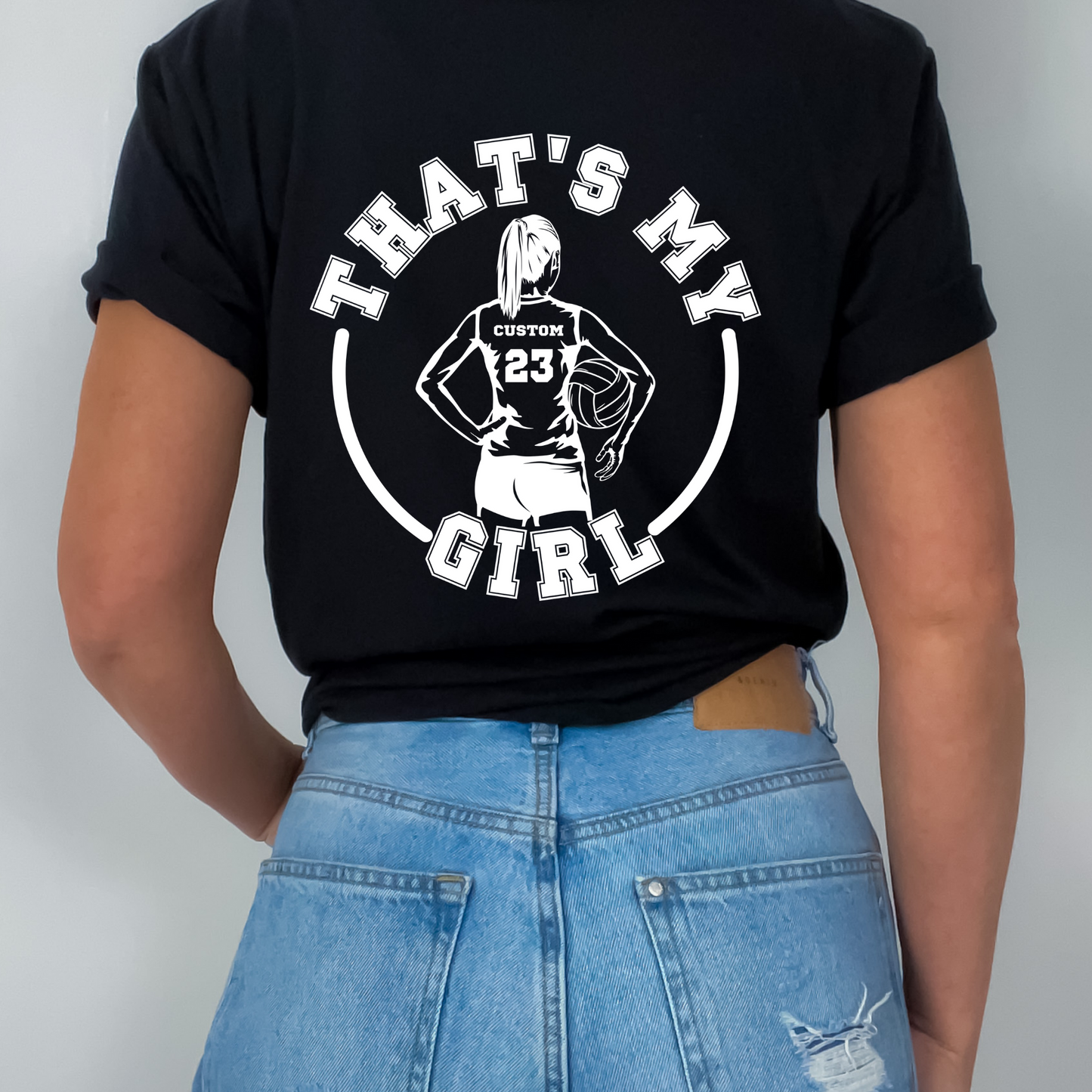Volleyball Silhouette - That's my girl - Customizable