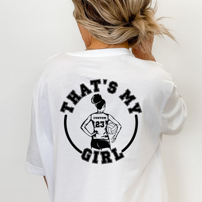 Volleyball Silhouette - That's my girl - Customizable