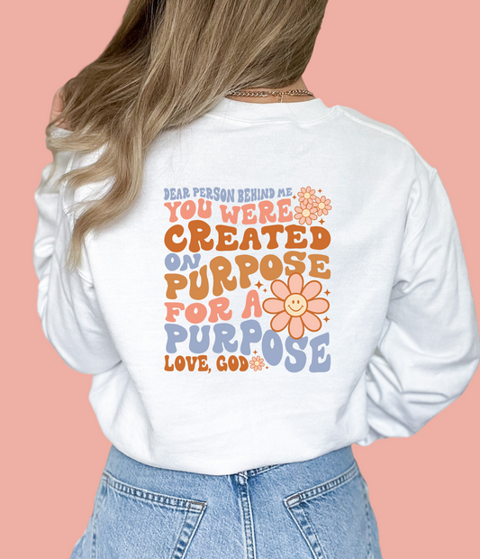 You were created on purpose for a purpose