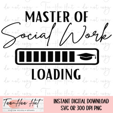 Load image into Gallery viewer, Master Of Social Work - Digital Design Only
