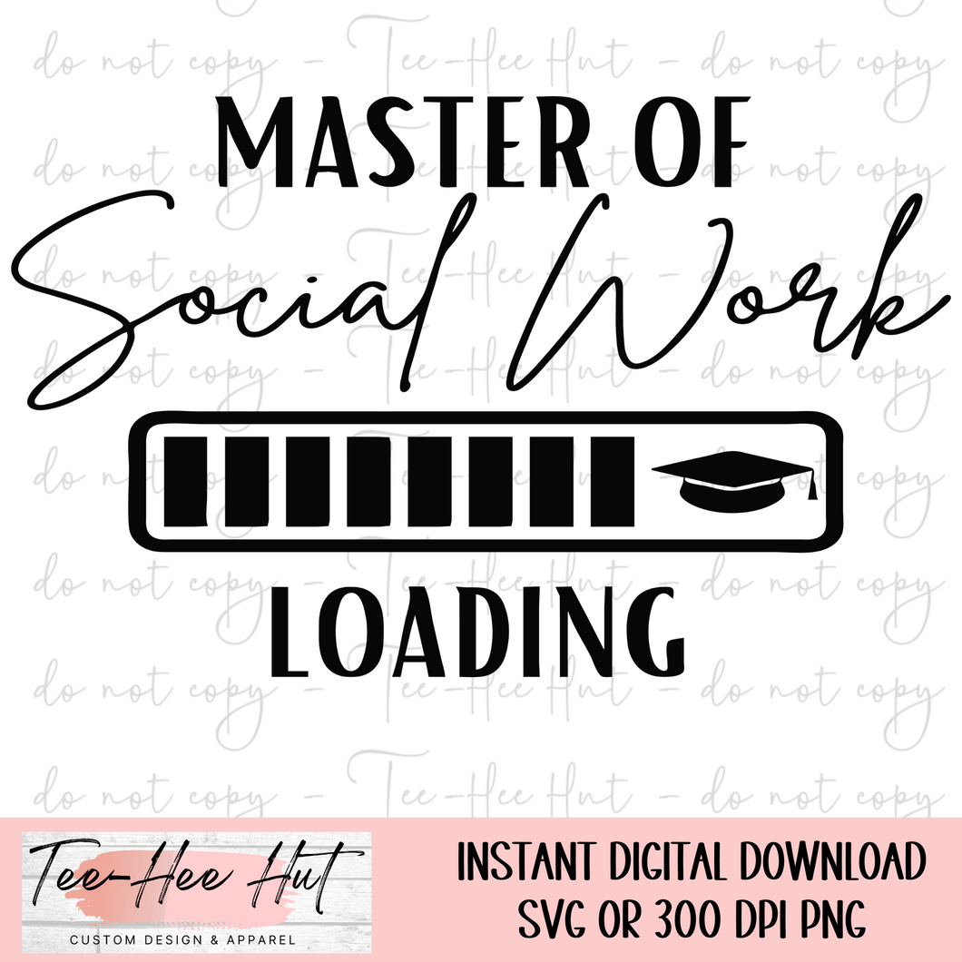 Master Of Social Work - Digital Design Only