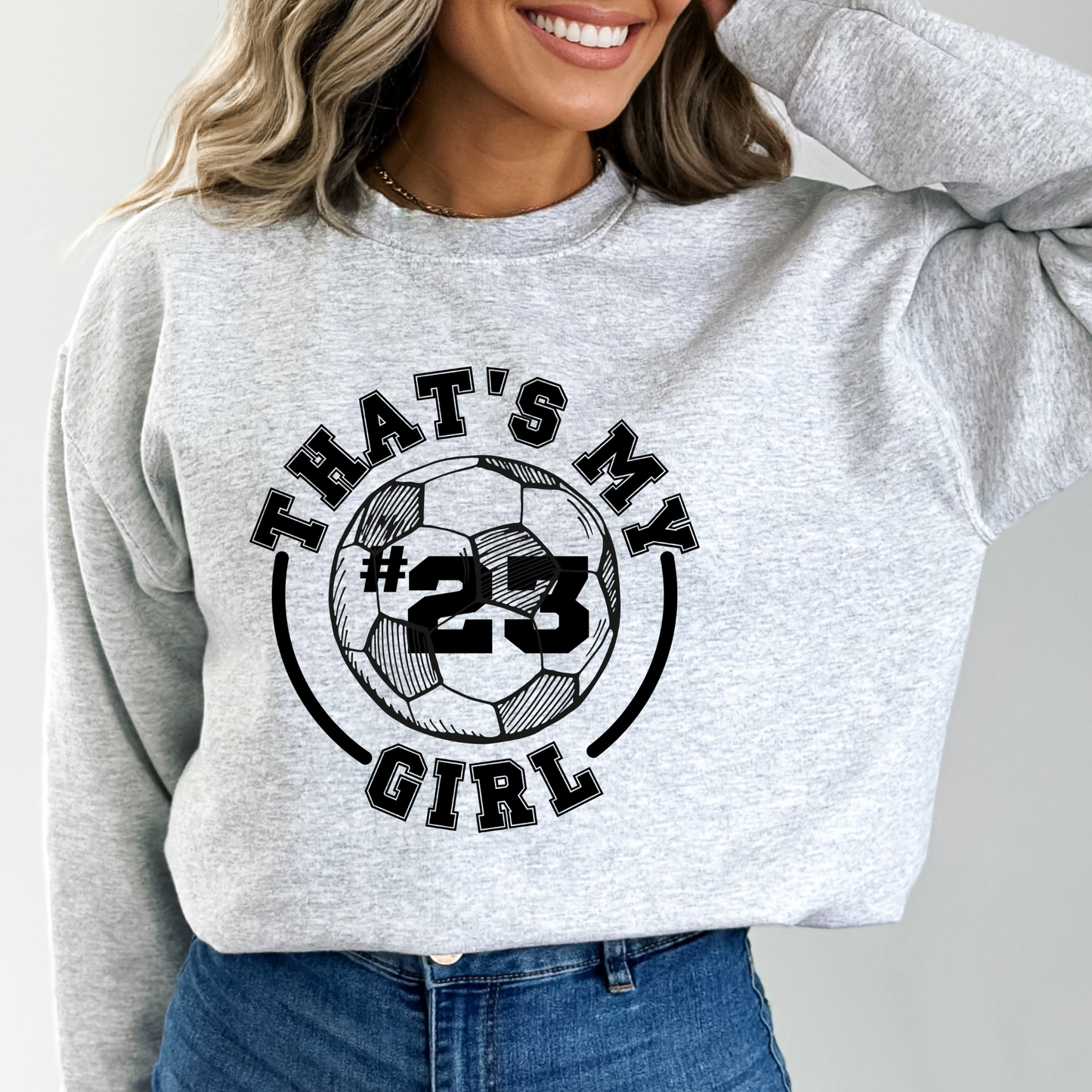 That's my girl - Soccer t-shirt - customizable