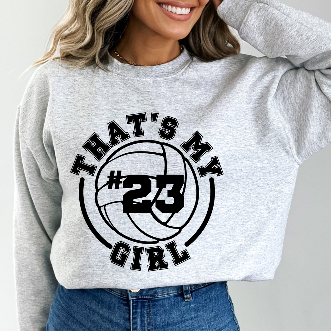 That's my girl - Volleyball t-shirt - customizable
