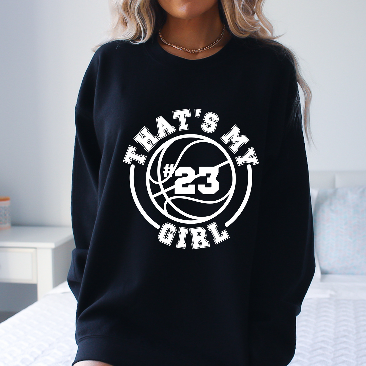 That's my girl - Basketball t-shirt - customizable